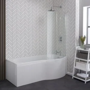 Giza Shower Bath, Screen, Front & End Panel (Standard Spec