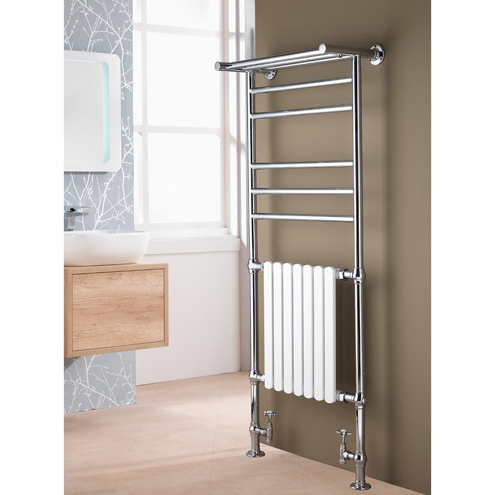 Venice Traditional Rail with Towel Shelf - Image 2