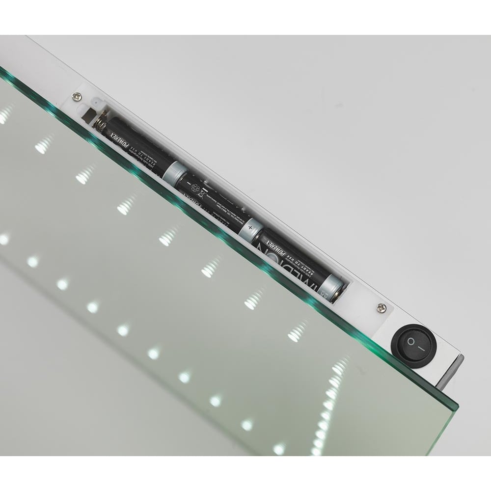 Atlanta Battery Operated Mirror with LED Lights - 2 Size Options - Image 2