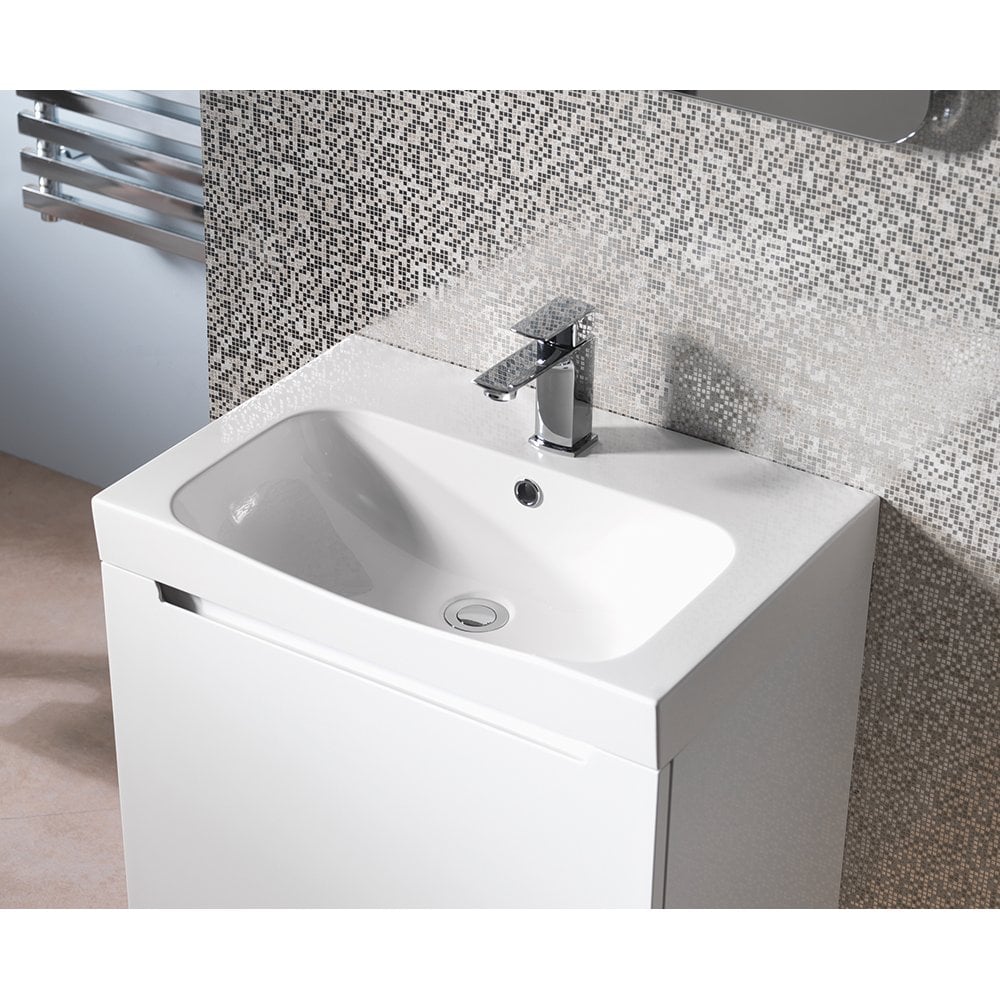 Radius 60 Wall Hung Base & Domino Basin - Image 3