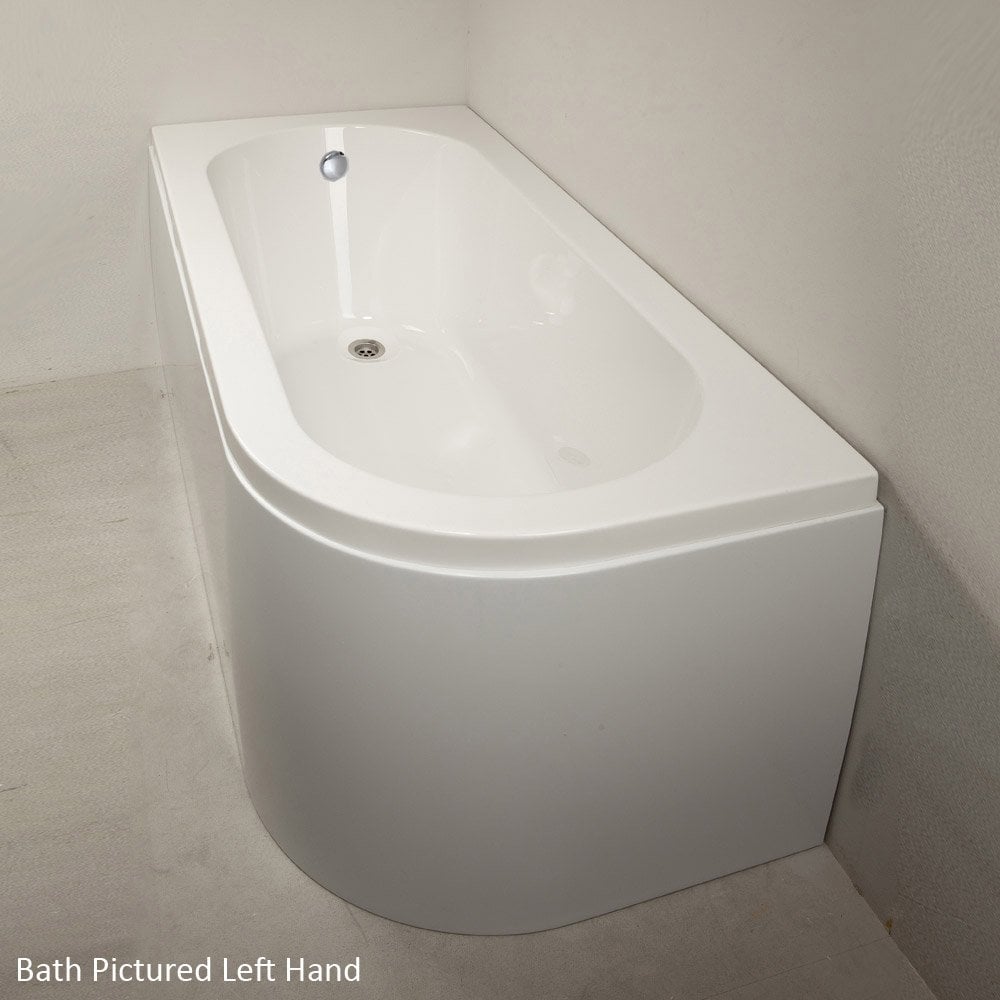 Kansas Offset Bath & Panel/Skirt (Standard Spec) - 1600 x 900 & 1700 x 725mm - Image 4