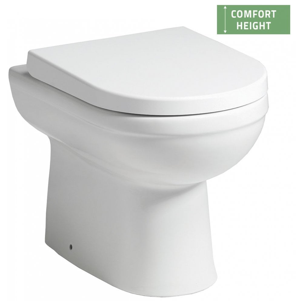 Carolina Elevated Back-to-Wall Pan & Soft Close Seat