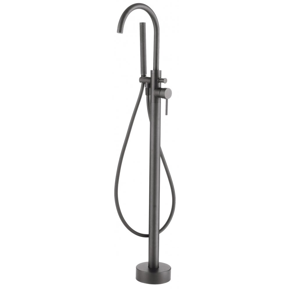Tuscany Floorstanding Bath Shower Mixer - Gunmetal