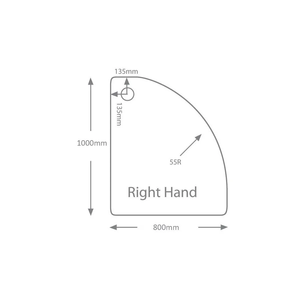 Genesis 40mm Composite Stone Offset Quadrant Trays - Image 3