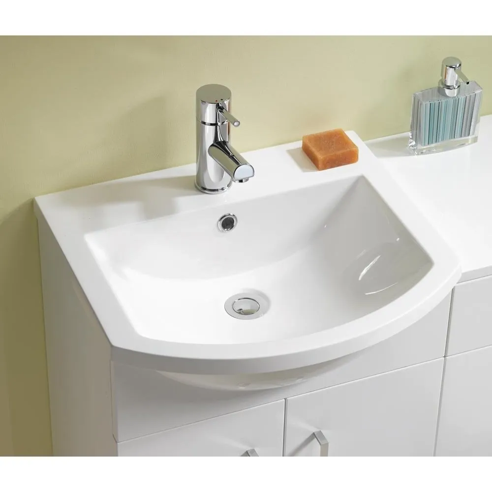 Eden 500 & 600mm Base Units & Basins - 350mm Depth (can also be used with WC Unit) - Image 4