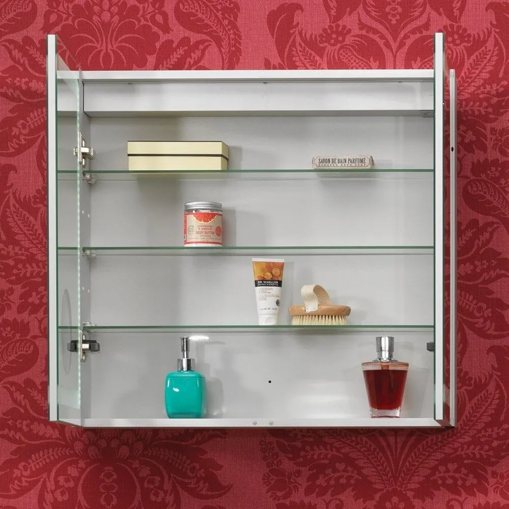 Cumulus 700 x 650 x 140mm Mirrored Cabinet - Image 3