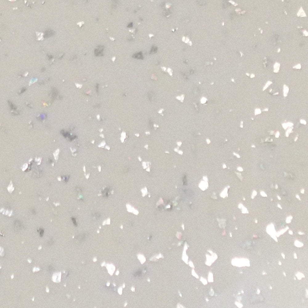 Quest White Sparkle Finish - - Straight Edge Board