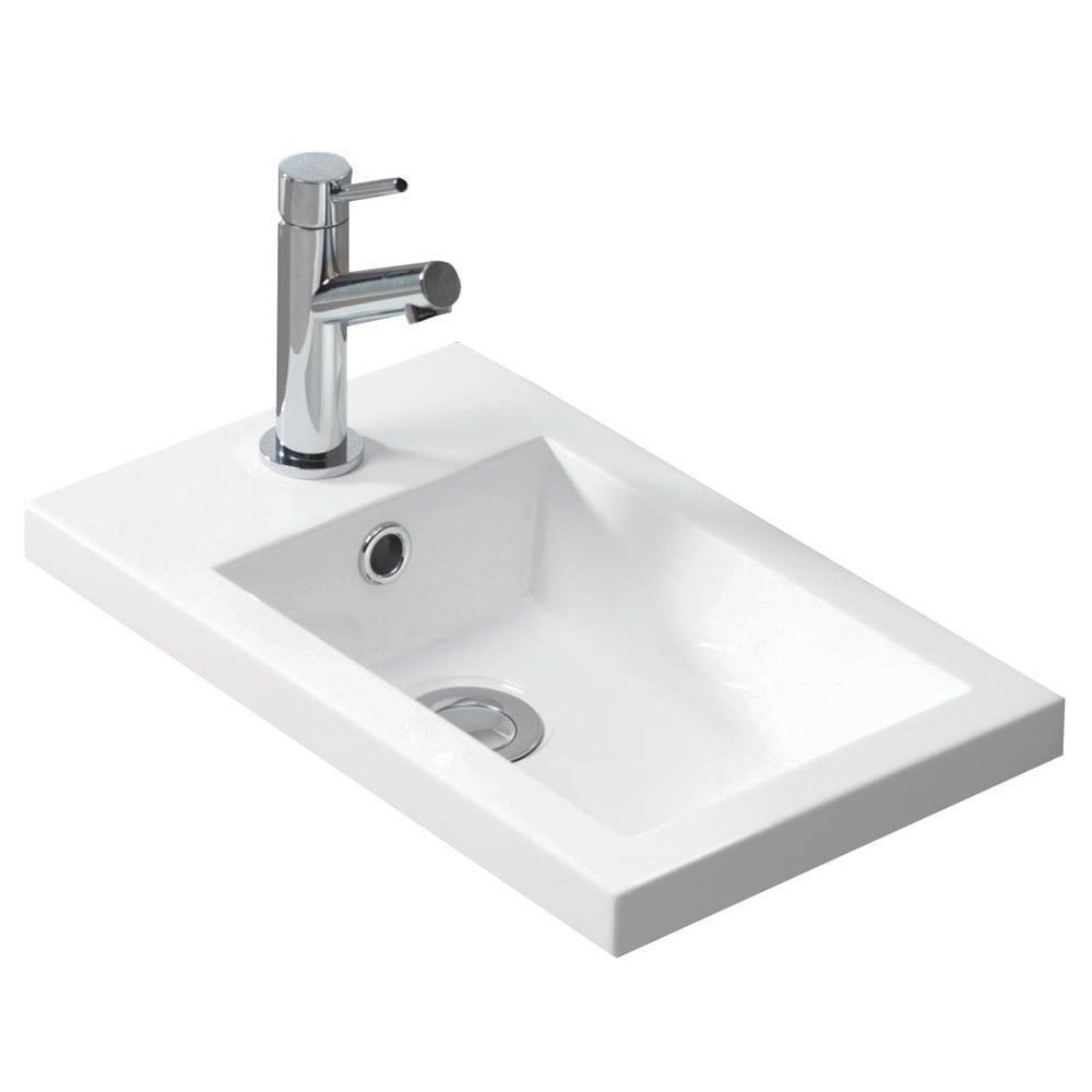 Eden 500 & 600mm Slimline Base Units & Basins - 250mm Depth (can also be used with WC Unit) - Image 3