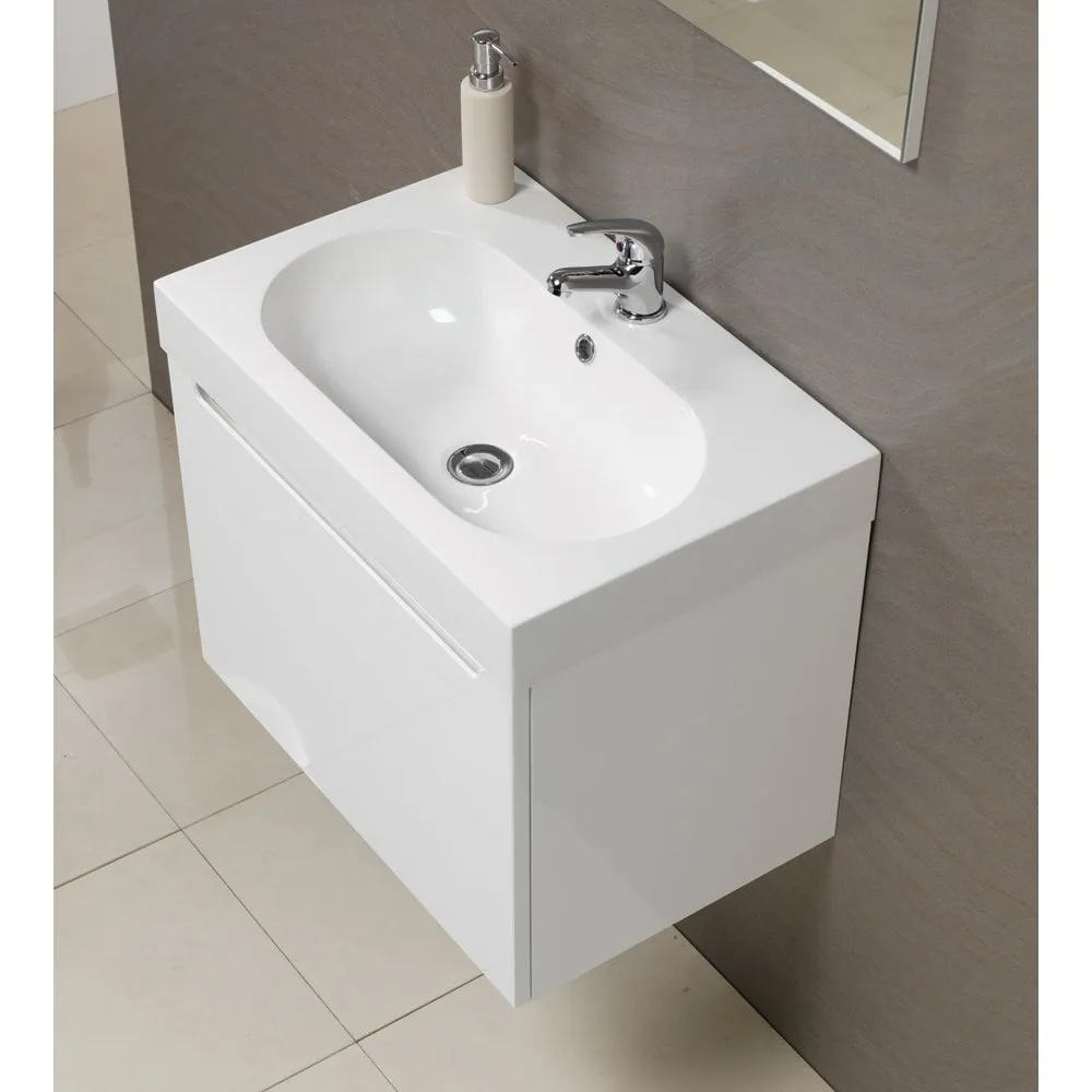 Radius 60 Wall Hung Base & Radius Basin - Image 2