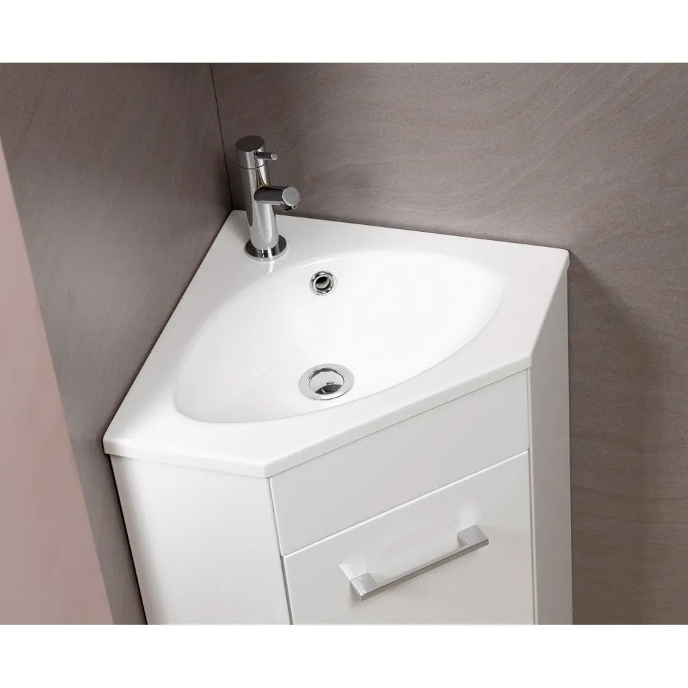 Richmond 400mm Corner Base Unit & Basin - Image 2
