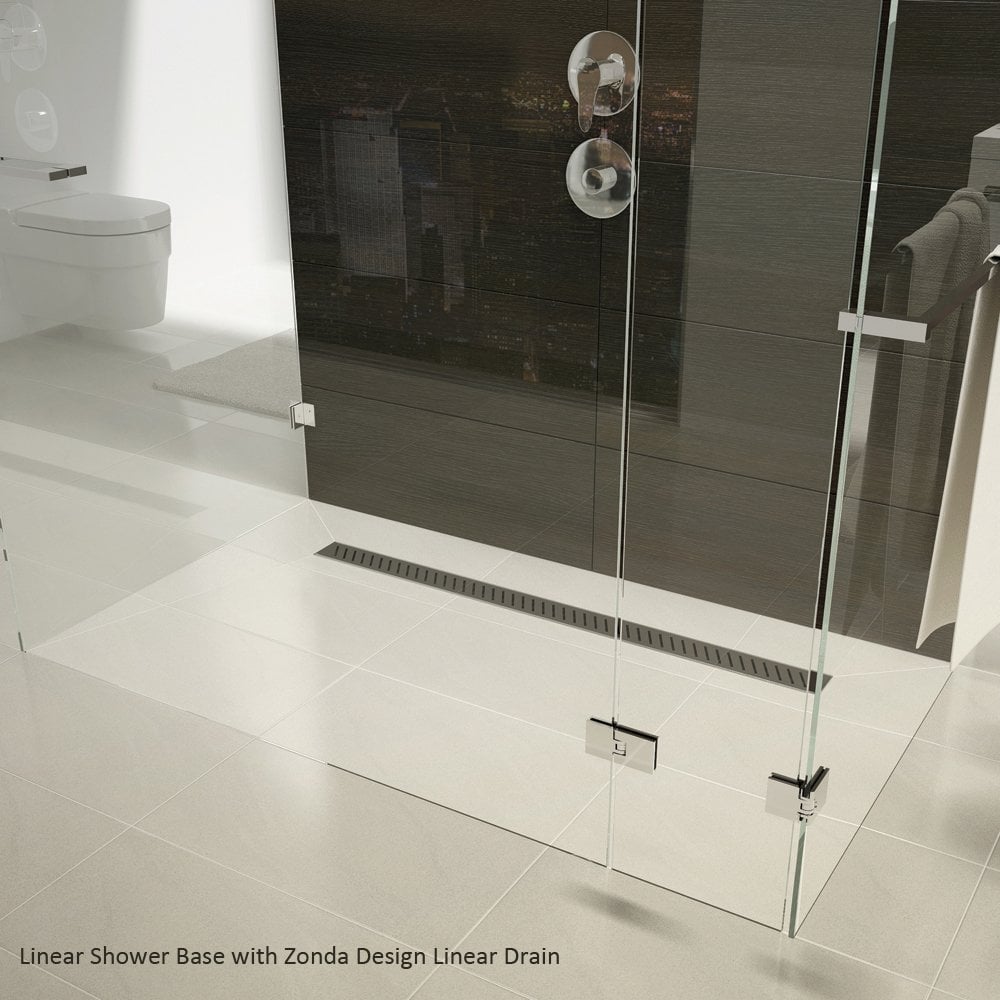 Ascent Linear Drain Wetroom Shower Base - Image 2