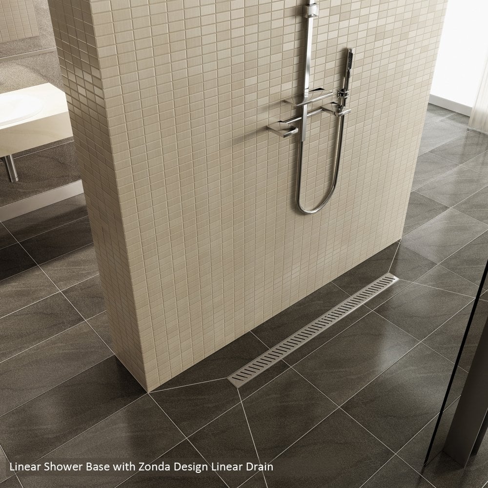 Ascent Linear Drain Wetroom Shower Base - Image 3