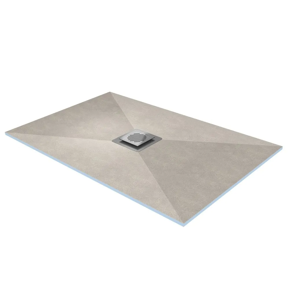 Ascent Square Drain Wetroom Shower Base - Image 2