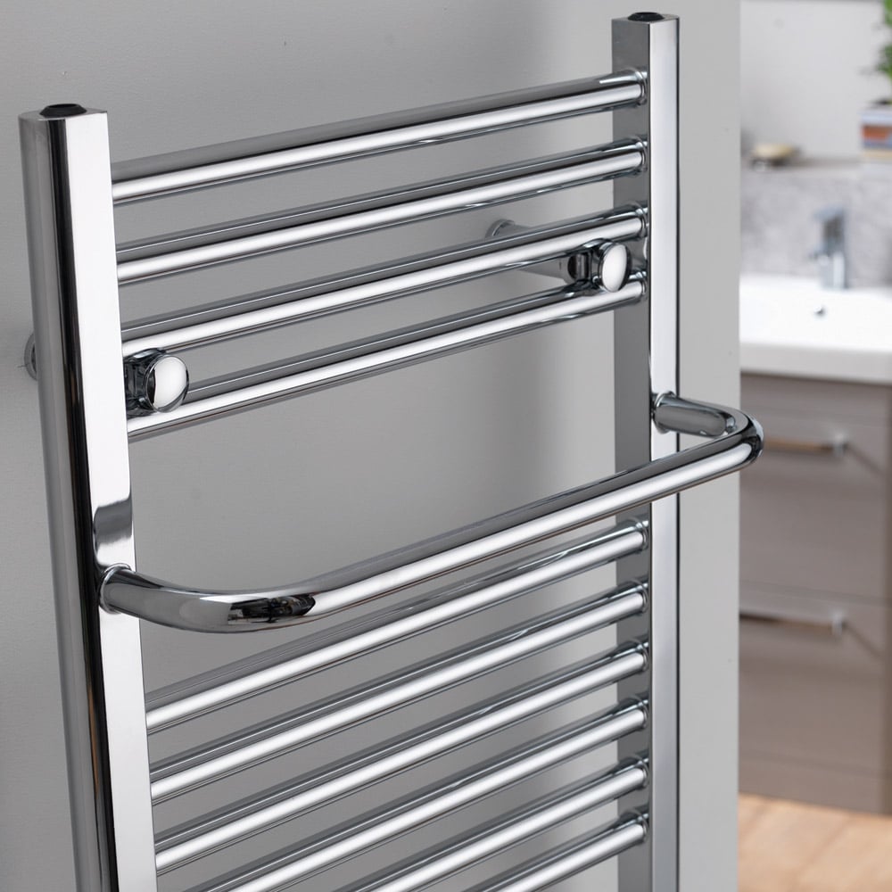 Ebony Towel Rail with Projecting Towel Bar - Image 2