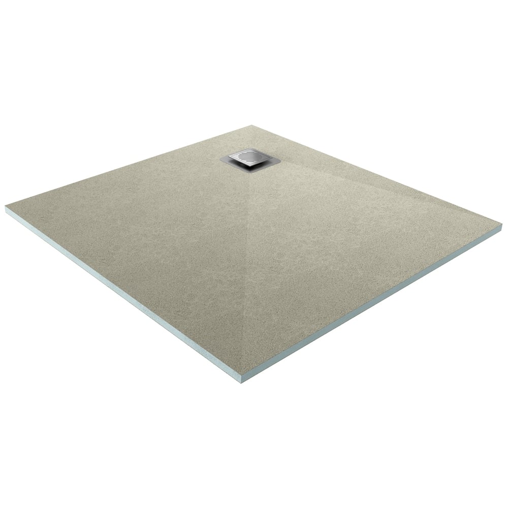 Ascent Square Drain Wetroom Shower Base - Image 9