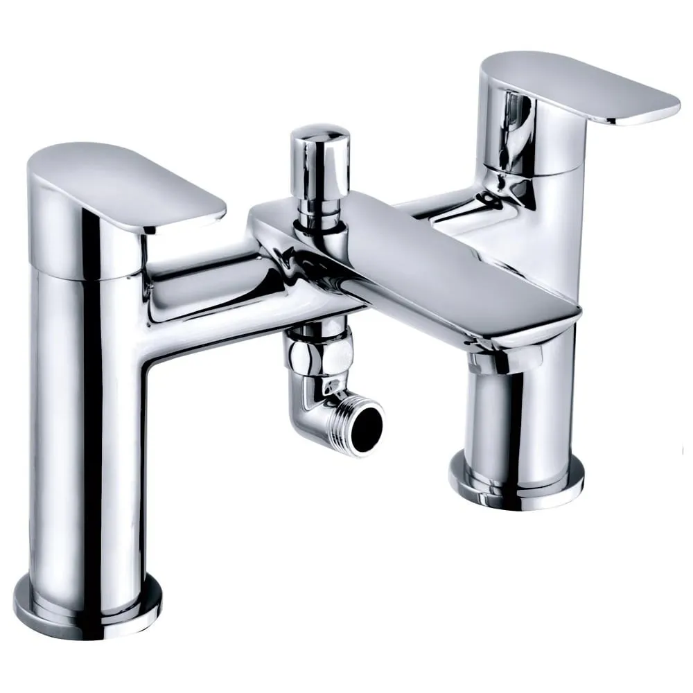 Charlotte Bath Shower Mixer & Kit (2 Hole) - Chrome