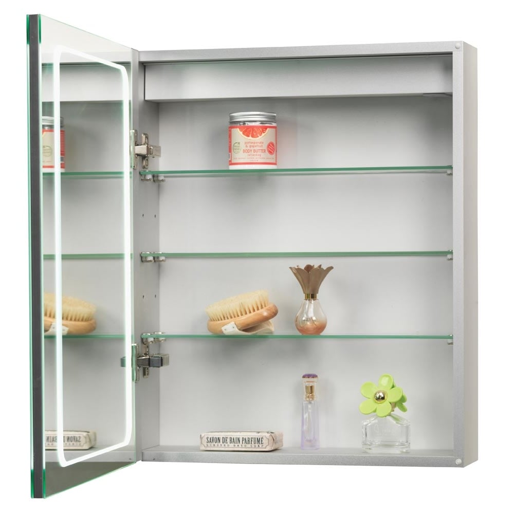 Cirrus 500 x 600 x 140mm Mirrored Cabinet - Image 2