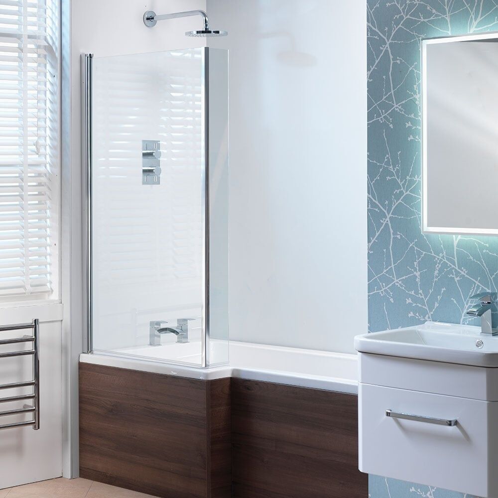 Vermont Reversible Shower Bath Screen Only