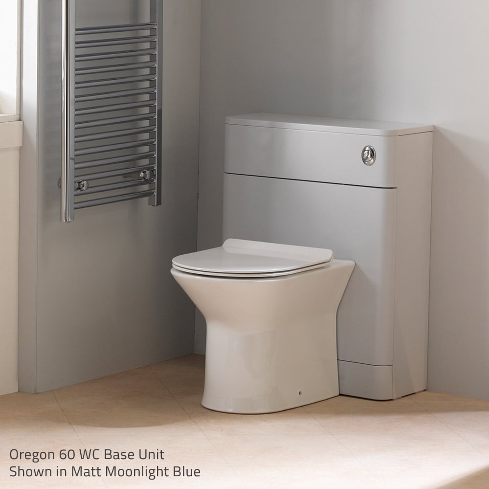 Oregon 600mm Wall-Hung Base Unit & Basin - Image 4