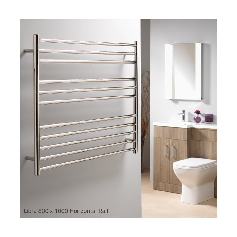 Libra Horizontal Rail - Stainless Steel - Image 2