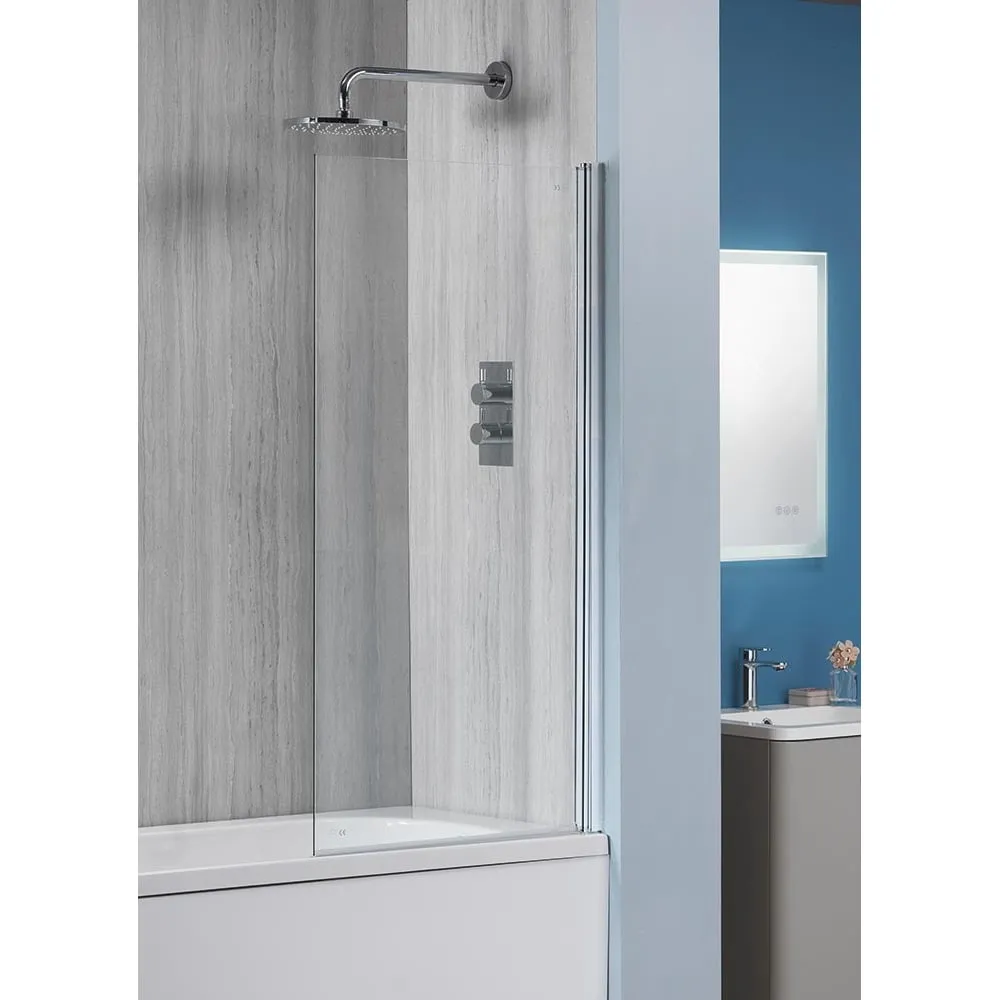 Alpha 6mm Square Bath Screen - 1360 x 800mm - Image 2