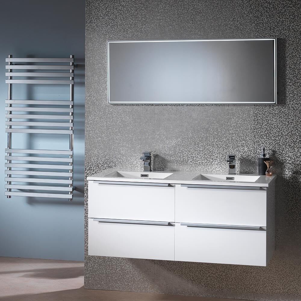 Nevada Full Length Mirror with Integrated LED Light Strip - 1200mm - Image 2