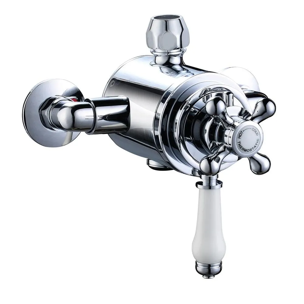 Nostalgic Traditional Thermostatic Exposed Shower Valve with 1 Outlet (controls 1 function) - Image 2