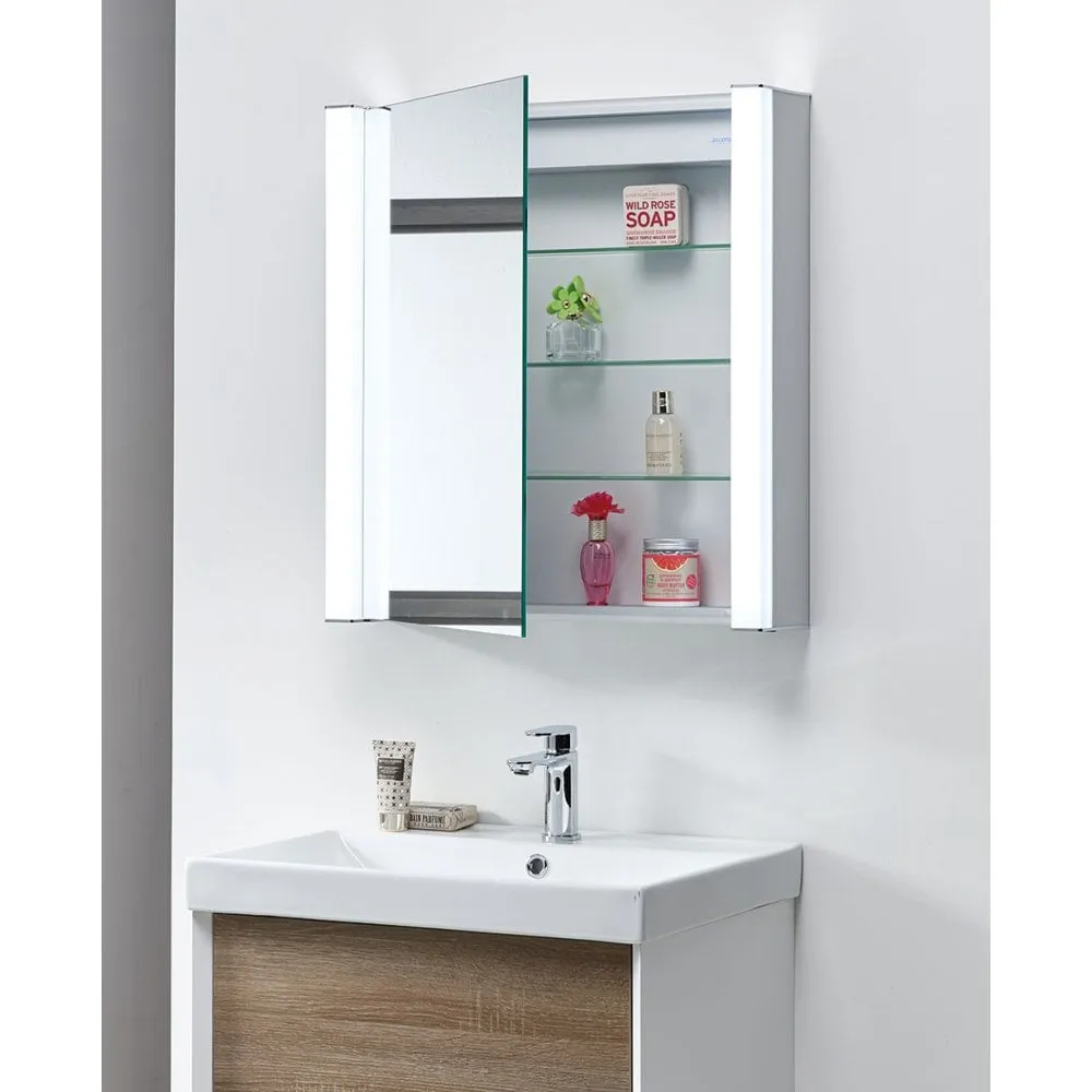 Alto 600 x 650 x 152mm Mirrored Cabinet - Image 3