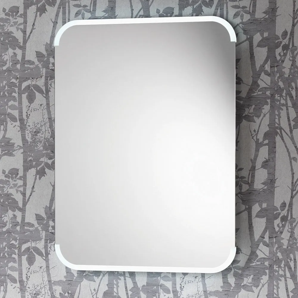 Aston Mirror with Integrated Side Lights, Anti-Mist Pad & Sensor Switch - 2 Size Options