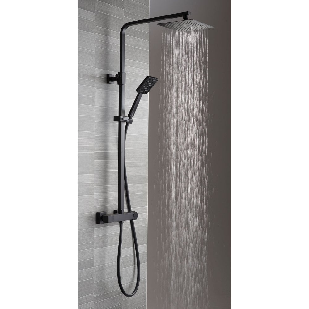 Utah Square Thermostatic Bar Valve and Riser Kit - Image 2