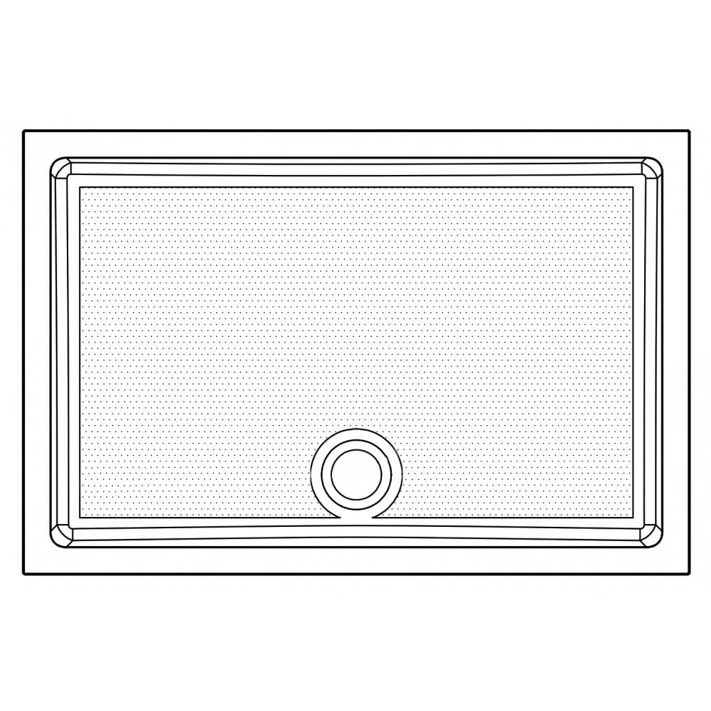 Genesis 40mm Anti-Slip Rectangular Trays