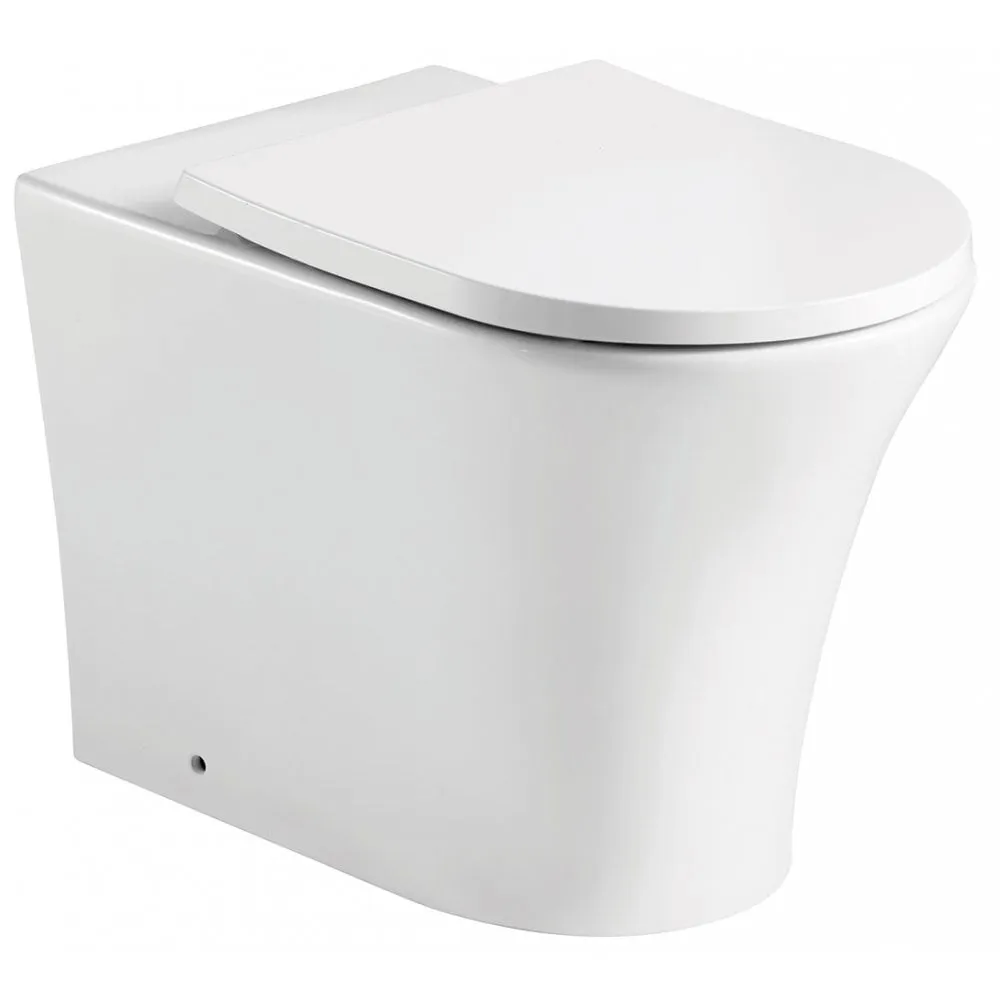 Rimini Rimless Back-to-Wall Pan & Soft Close Seat - Image 2