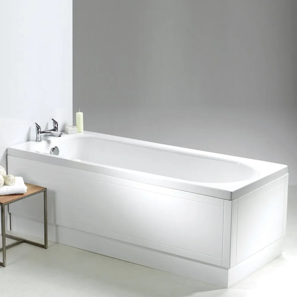 Ebony Single Ended Bath (Standard or Superspec) - 1700 x 700mm - Image 2