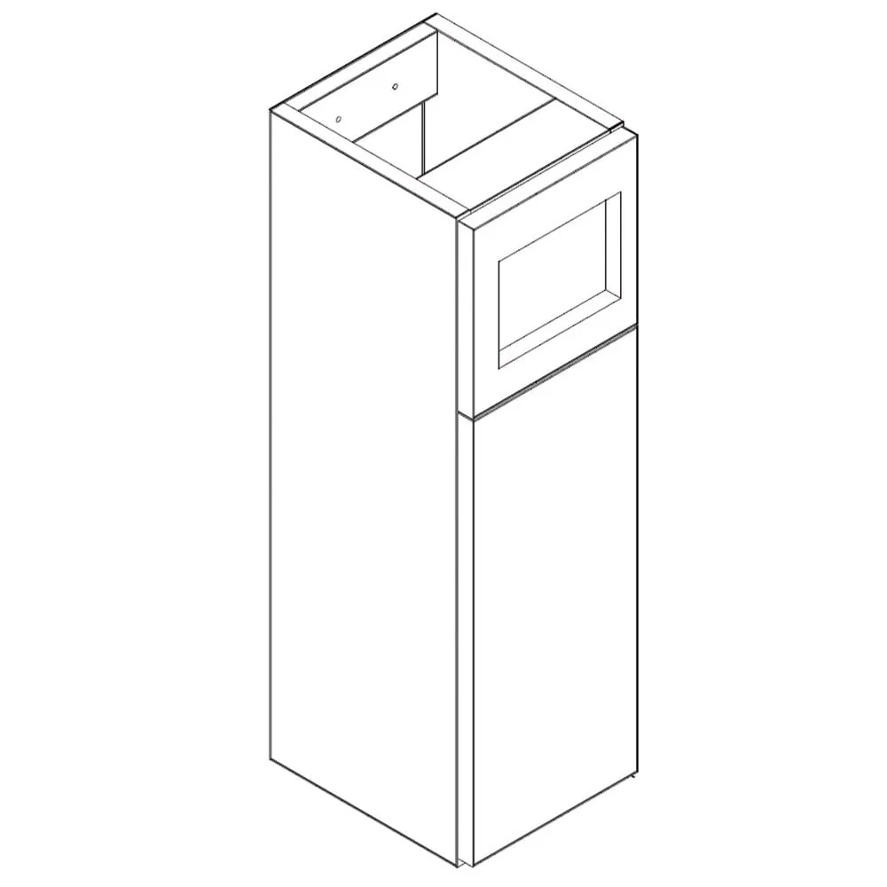 Q-Line 200mm Base Unit including Toilet Roll Holder - Slimline 245mm Depth