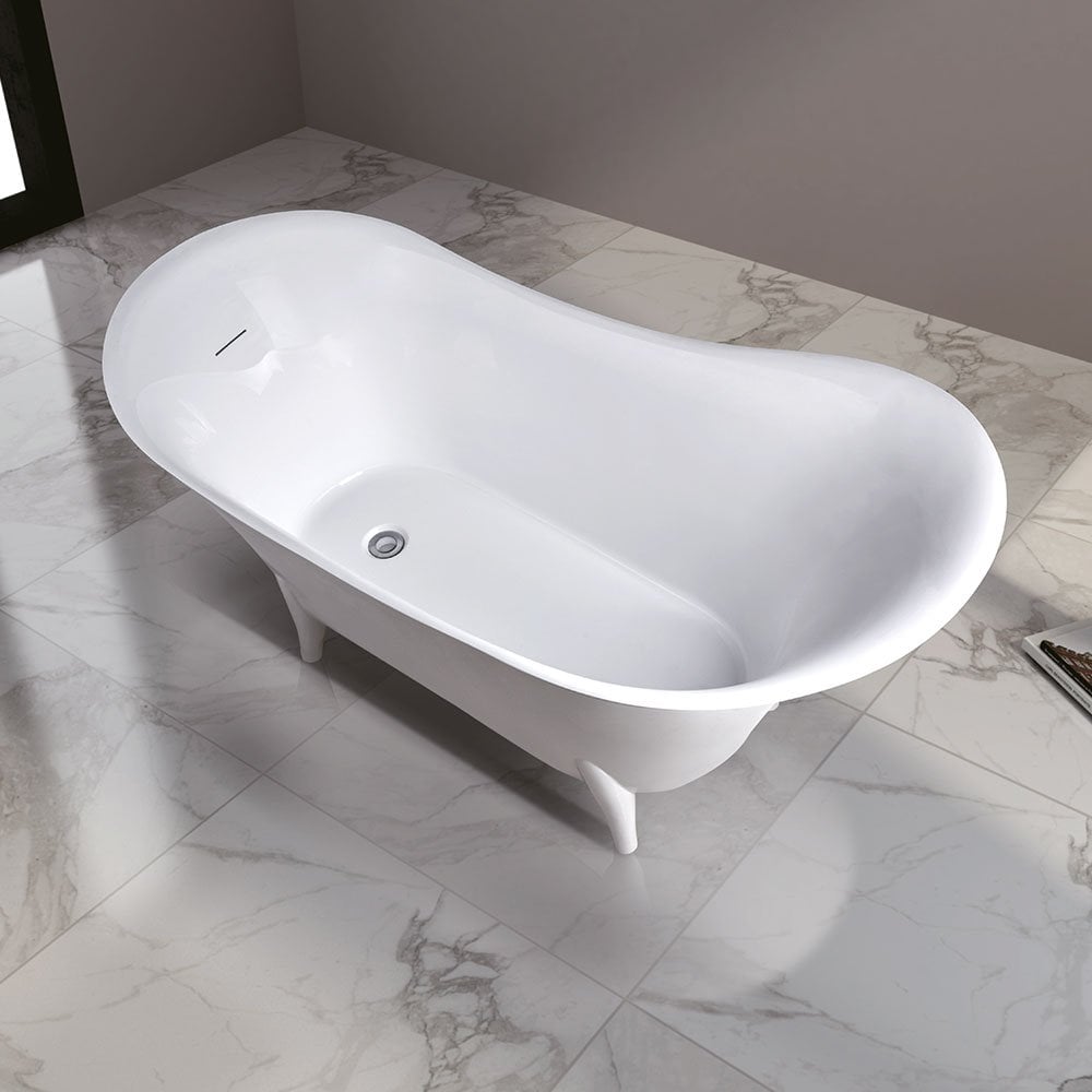 Vienna Freestanding Bath & Feet - 1720 x 800mm - Image 2