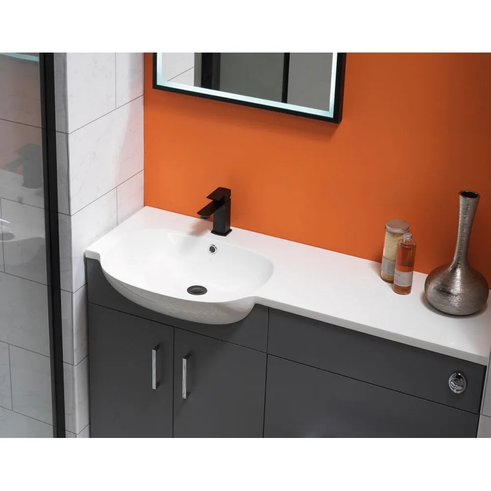 Eden 1000 & 1200mm 1-Piece Serene Basin Combination - Image 3