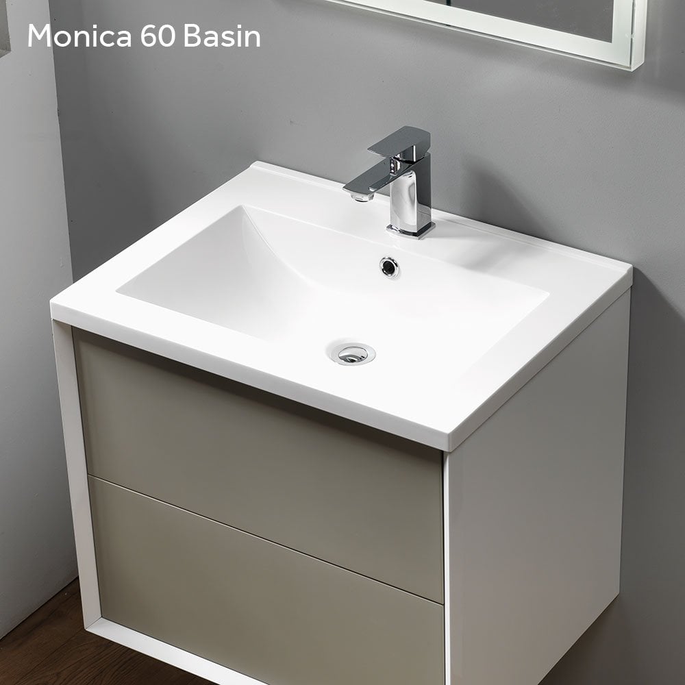 Porto 600mm Base Unit, Basin & Framework - Image 4