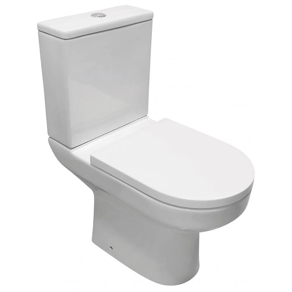 Evora Rimless Open Sided WC including Soft Close Seat - Image 2