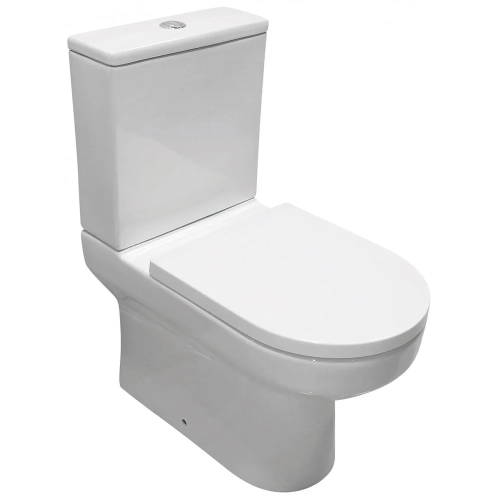 Evora Rimless Closed Sided WC including Soft Close Seat - Image 2