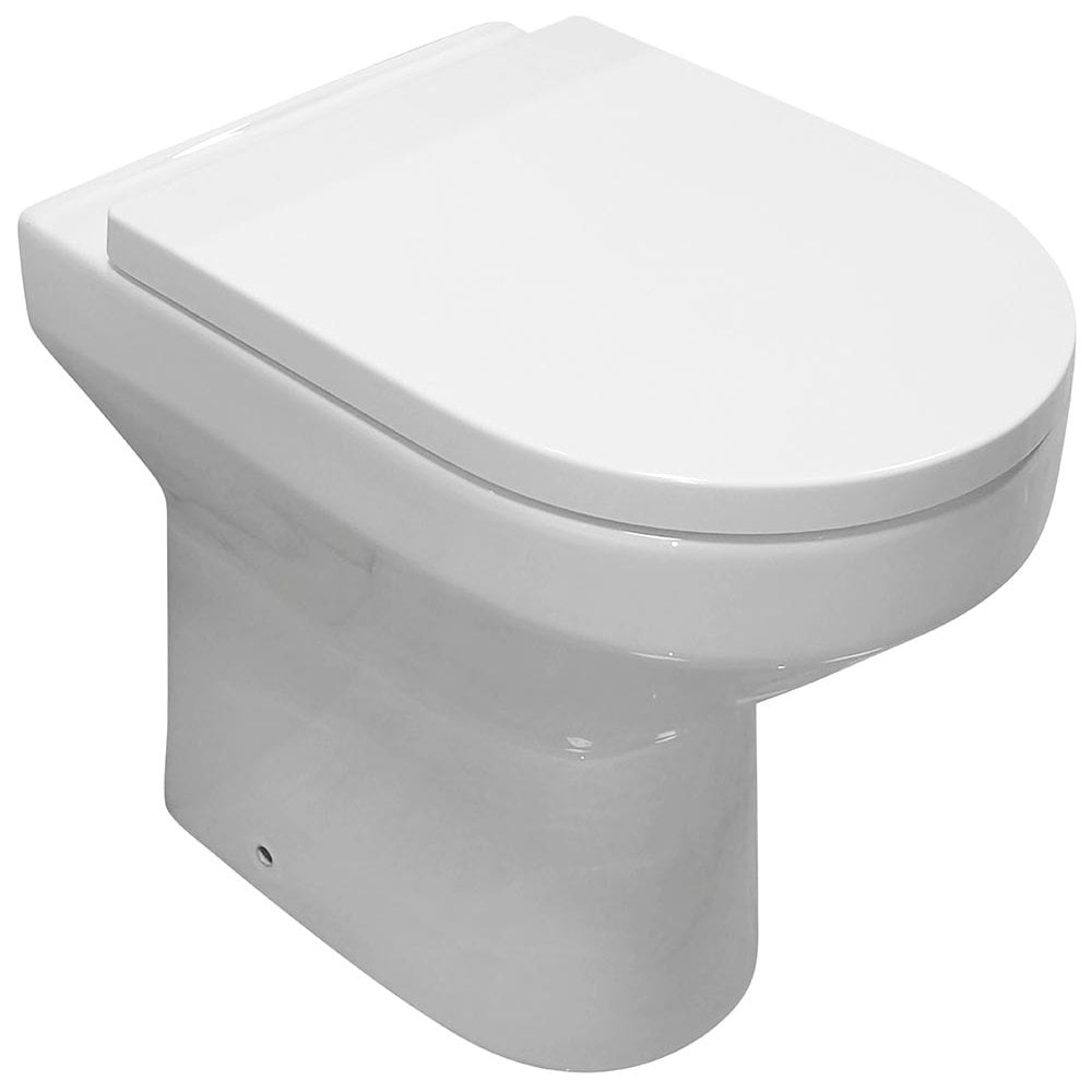 Evora Rimless Back-to-Wall Pan & Soft Close Seat - Image 2