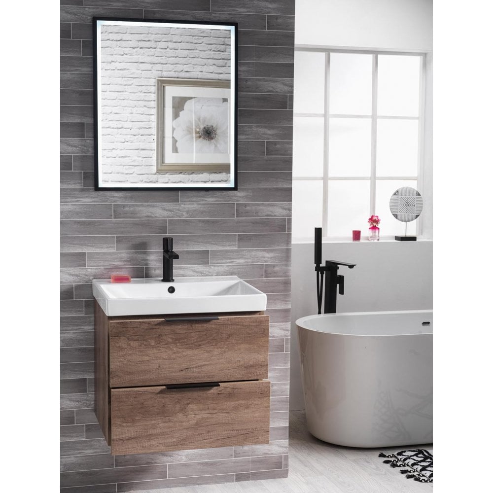 Sofia 600mm Wall-Hung Base Unit & Basin - Image 3