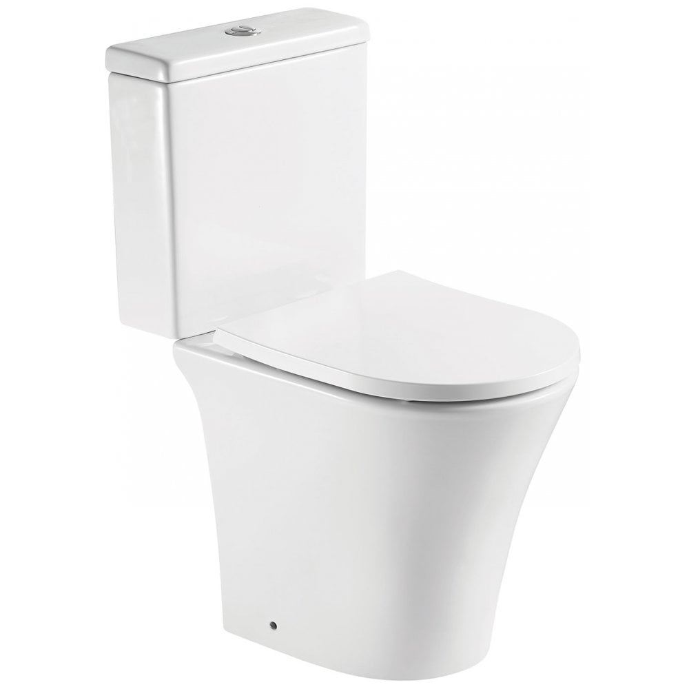 Rimini Rimless Short Projection WC including Soft Close Seat - Image 2