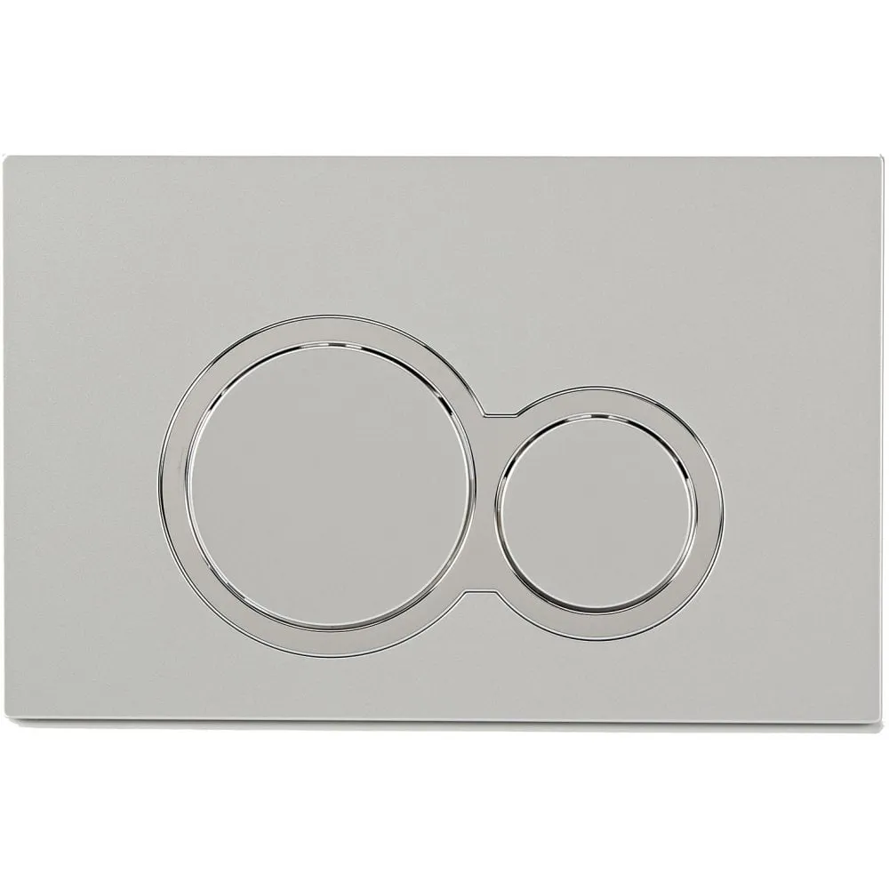 Venice Round Mechanical Push-Button & Plate - Chrome (For Ascent Mechanical Frame)