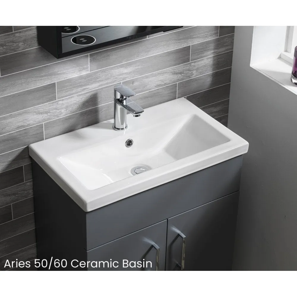 Eden 500 & 600mm Base Units & Basins - 350mm Depth (can also be used with WC Unit) - Image 6