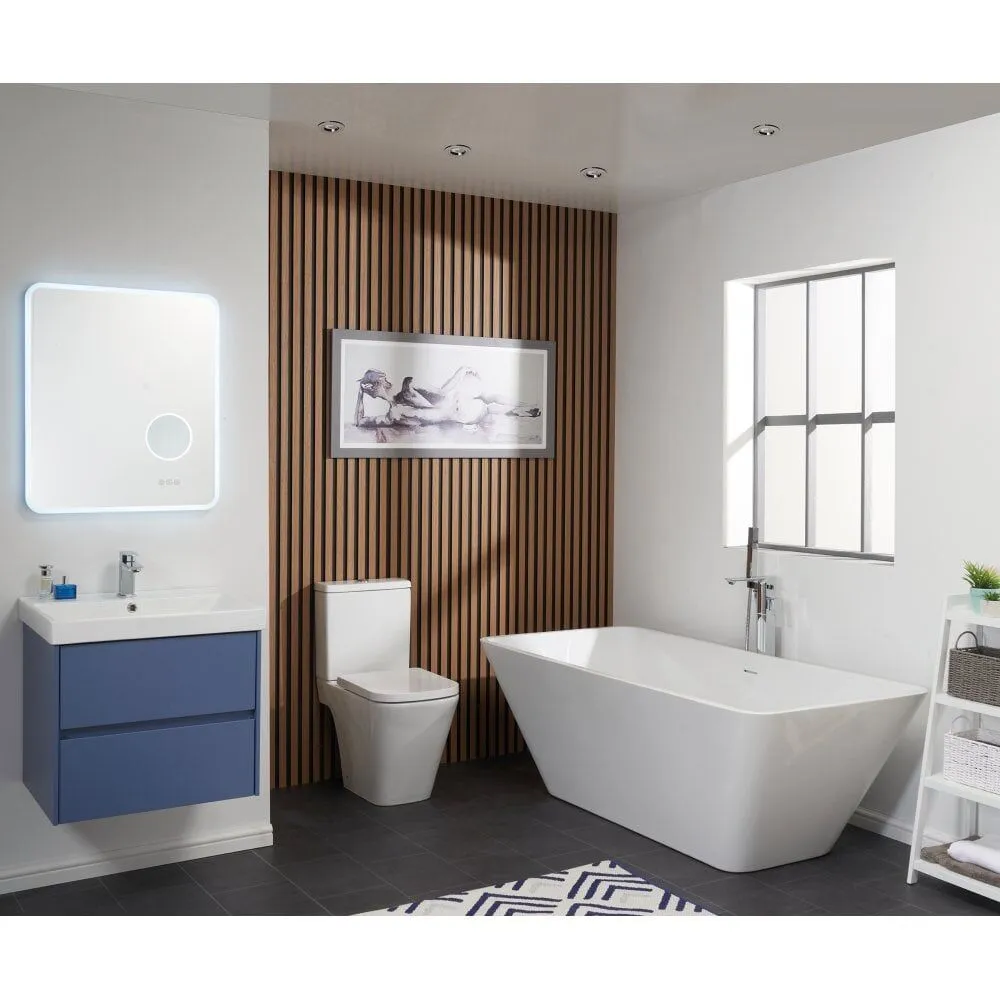 Kansas Rimless Close Coupled Open Sided WC, including Soft Close Seat - Image 3
