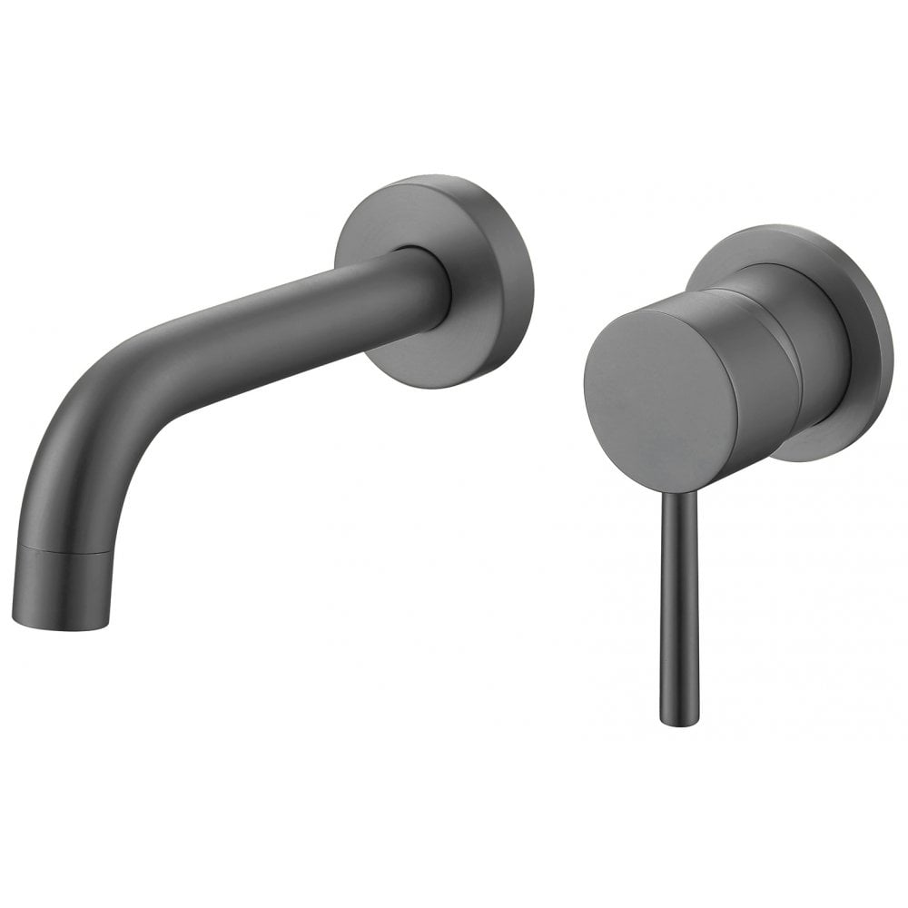 Tuscany Wall-Mounted Basin Filler - Gunmetal