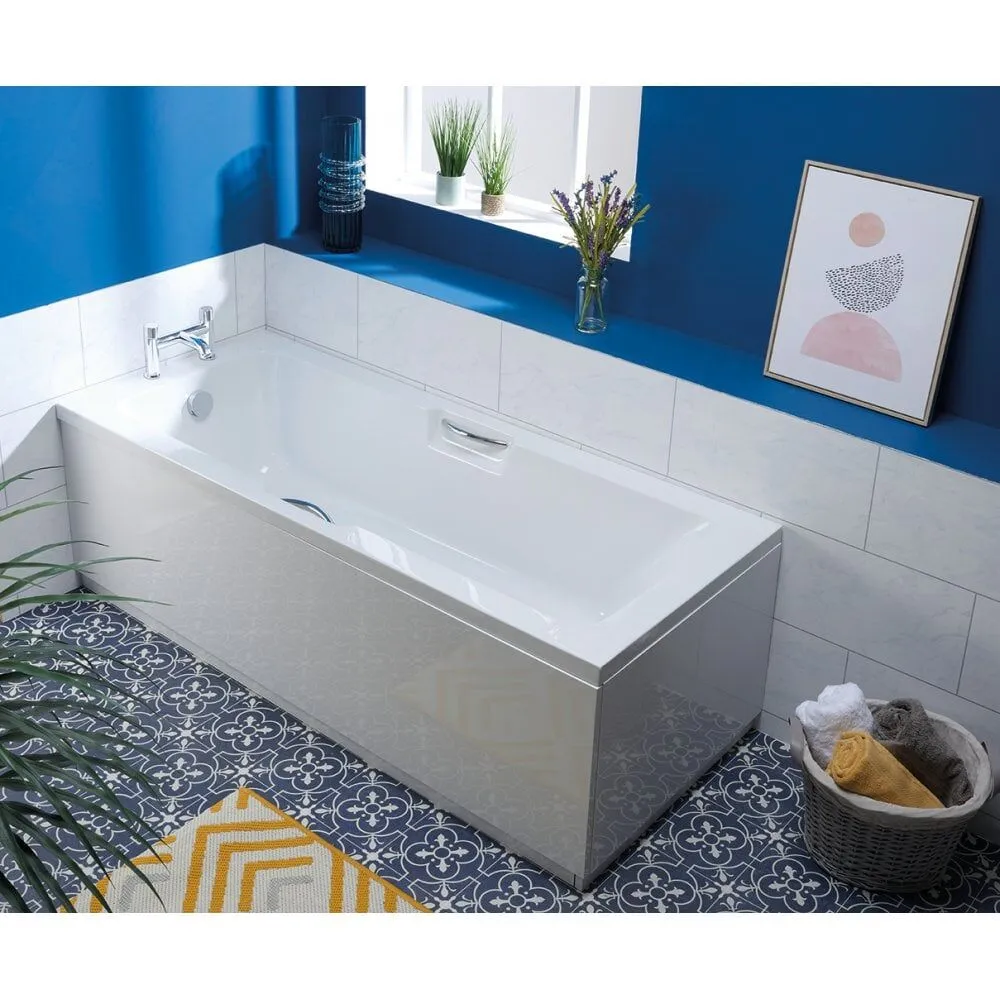 Alexandria Twin-Gripped Bath with Anti-Slip Base (Standard) - 1700 x 700mm - Image 2