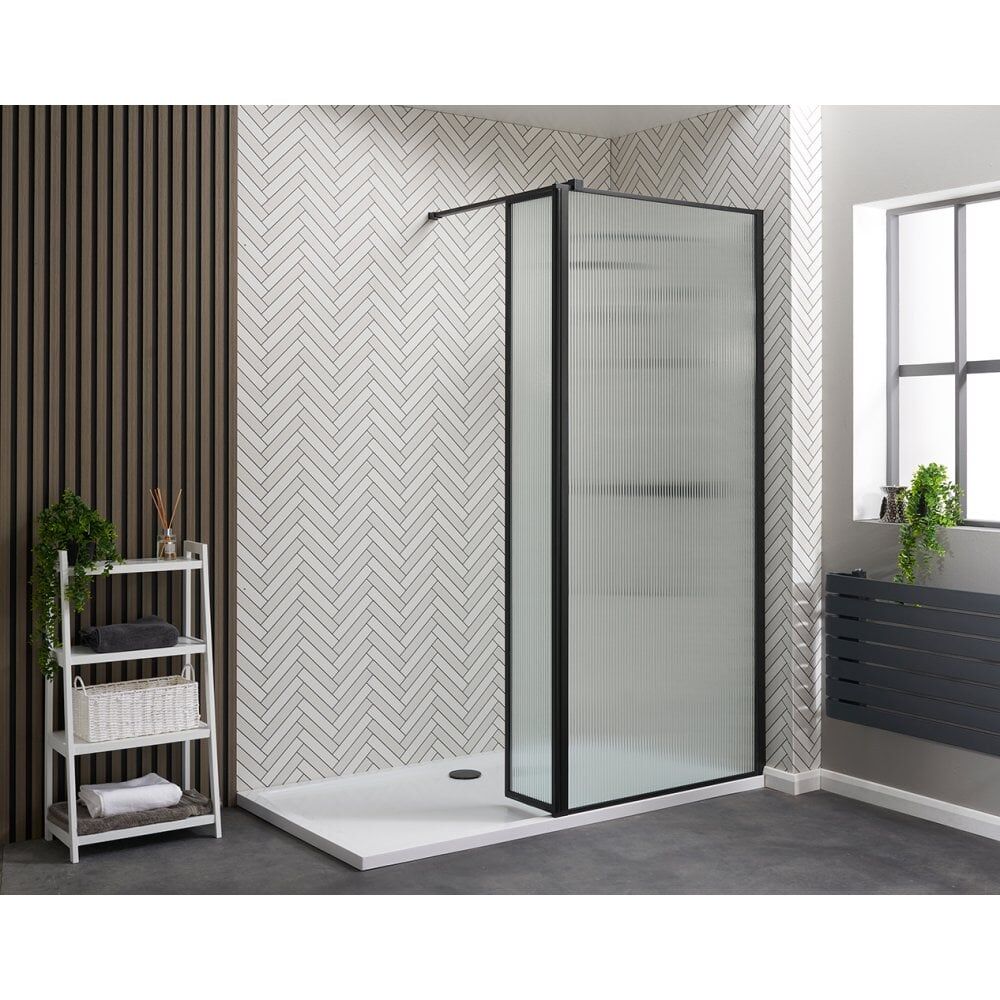 Genesis Deluxe Fluted Glass Walk-In Panels - Image 3