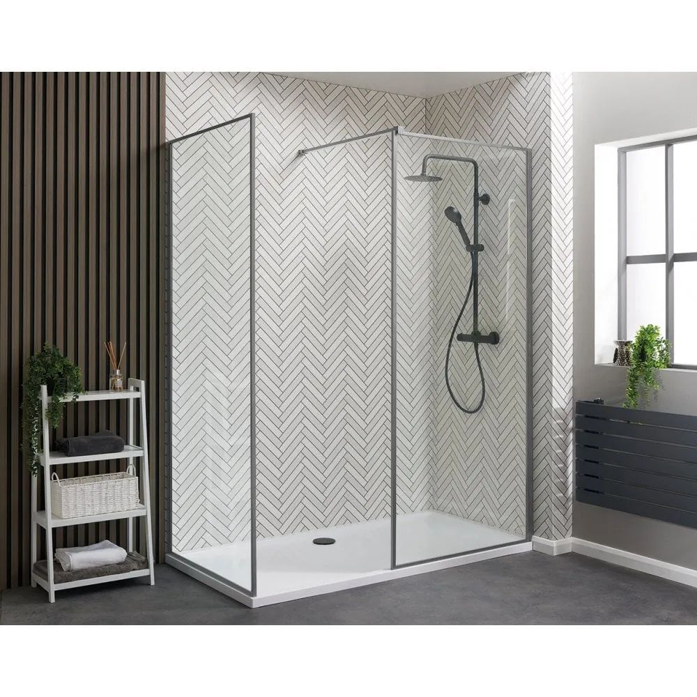 Genesis Deluxe Gunmetal Grey Frame Walk-In - Image 2