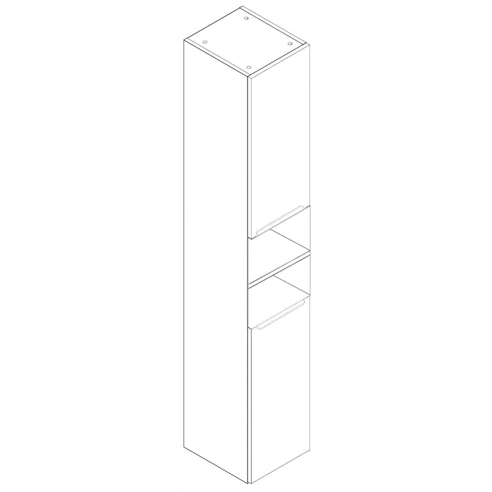 Arden 300mm Tall Column Unit - 350mm Depth